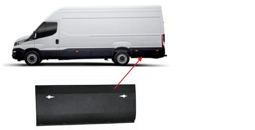 Modanatura laterale sx - modanatura, dx=sx