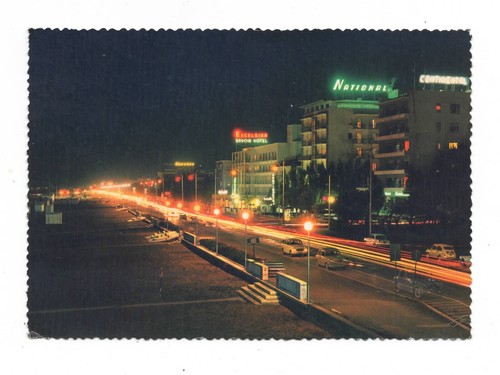 Rimini notturno lungomare - rimini, e