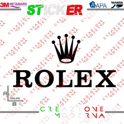 Adesivo sticker rolex misure - rolex,