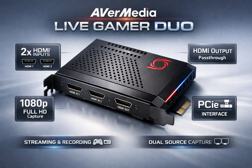 Avermedia live gamer - gamer, duo