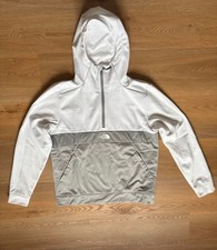 felpa north face bianca con
