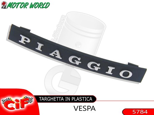 Targhetta calanddra frontale - targhetta,