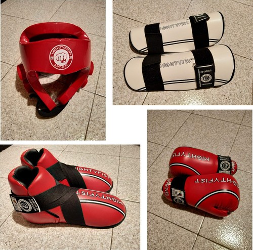 Kit protezioni taekwondo - protezioni,