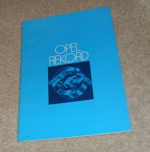 Brochure opel rekord 1978 - 1978,