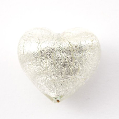 Perla cuore vetro murano - cuore, di
