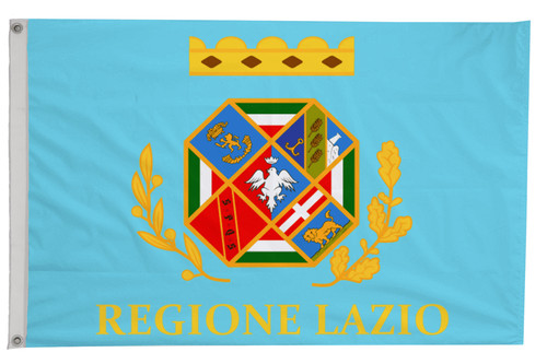 Bandiera lazio con occhielli - lazio,
