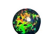 OPALE ARLECCHINO NERO cabochon