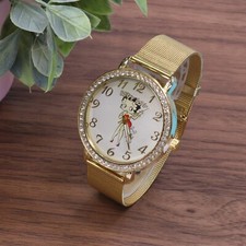Betty Boop Women's Gold Finish