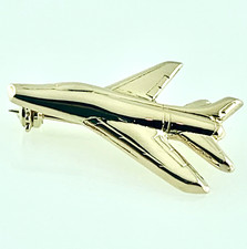 SPILLA ORO 18 KT AEREO JET