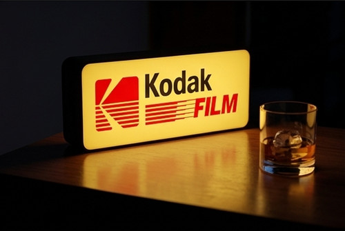 Insegna kodak film light - film, box