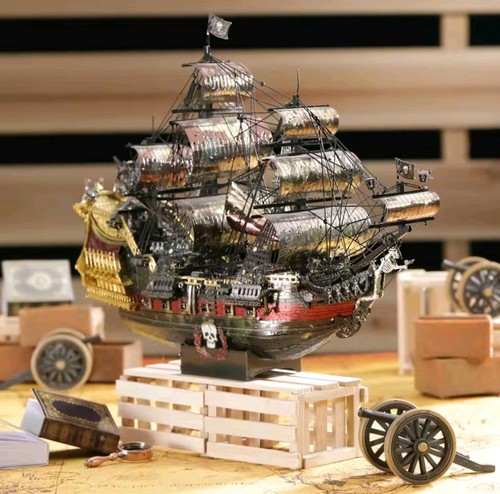 Puzzle metallo nave - 3d, in