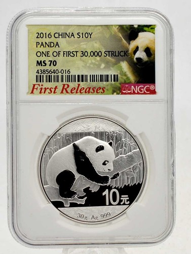 Yuan argento cina - cina, panda