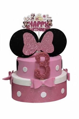 Torta scenografica minnie rosa - torta,