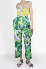 ZARA Satin Abstract Print