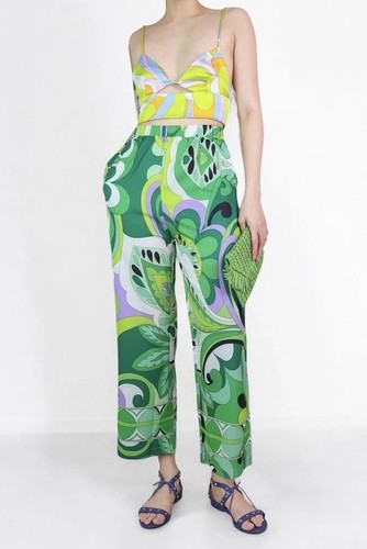 Zara satin abstract print - zara,