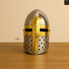 Miniature Brass Crusader