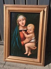 Dipinto antico olio su tavola