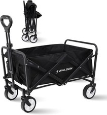 Carrello Pieghevole Pieghevole Da Spiaggia Con Grande Capacità, Robusto Carrello