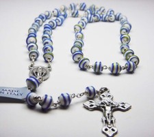 Rosario in vetro veneziano di