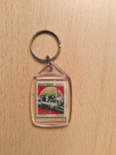 Portachiavi francobollo - portachiavi,