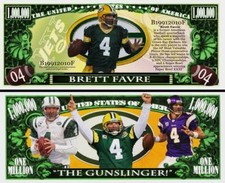 Brett Favre Banconota Million