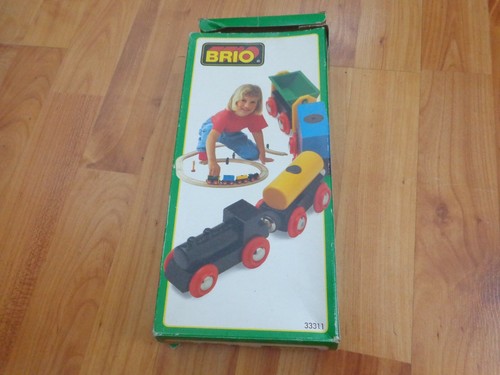 Vintage brio 1990 legno treno - brio,
