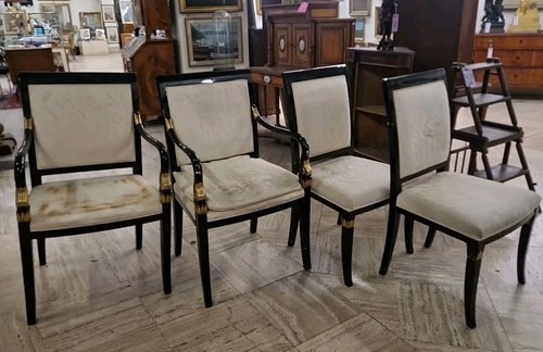 Coppia poltrone due sedie - poltrone,