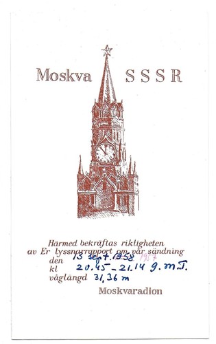 Qsl radio mosca - qsl,
