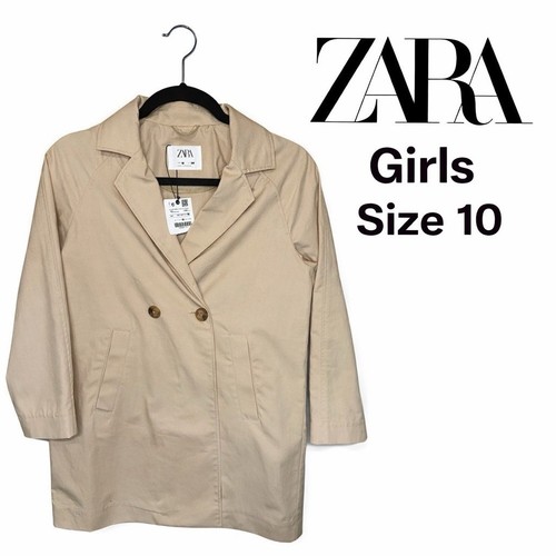 Trench coat beige zara bambina - trench,