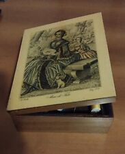 Cestino Porta Cucito Mani Di Fata Vintage