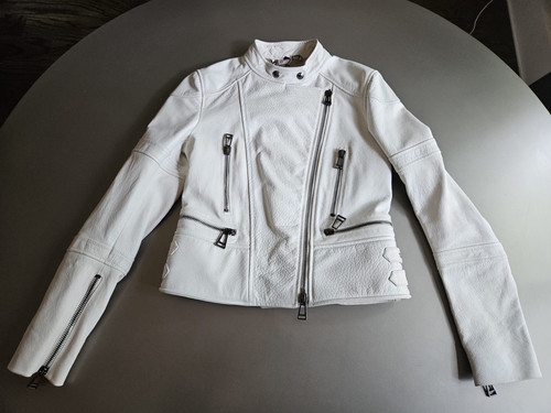 Giacca biker asimmetrica