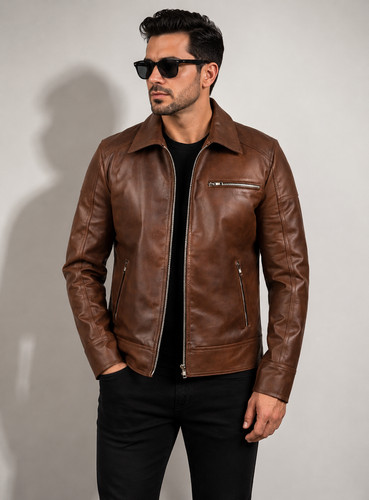 Giacca uomo cafe racer vera - giacca,
