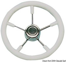 Volante ruota timone razze - volante, 5