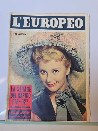 1957 europeo settimanale - l'europeo,