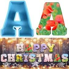 Stampi in silicone 3D alfabeto