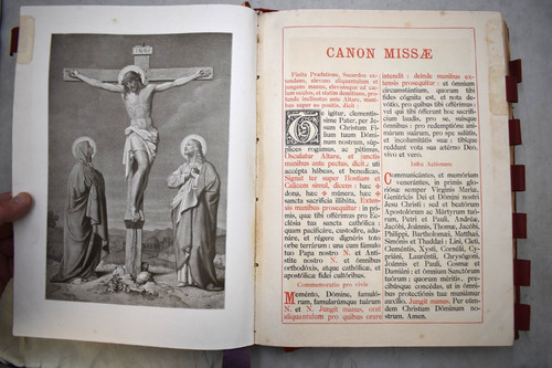 Libro vintage messale romano - vintage,