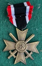 Medaglia Croce Riproduzione Tedesca Merito Guerra WWII 1939