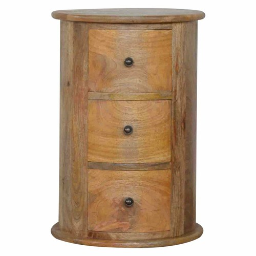 Comodino tamburo stile - comodino,
