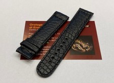 Cinturino alligatore nero Eberhard 31047 Temerario originale no fibbia