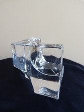 CUBE CRISTAL signé " DAUM "