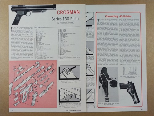 Pistola crosman serie 130 - serie,