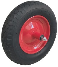 Utilia RUOTA PNEUMATICA X CARRIOLA CON CUSCINETTI MIS.3.50X8 PERNO CM. 21/ASS...
