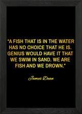 james dean citazioni poster