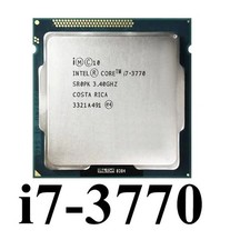Intel Quad Core i7 3770 3.40 GHZ Desktop Processore usato socket lga 1155