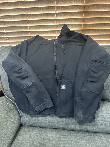 Carhartt black work jacket - black,