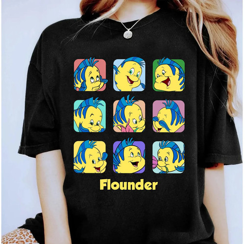 Maglietta disney flounder - maglietta,