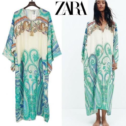 Abito zara tunica caftano - zara,