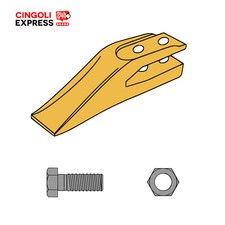 Dente per benne E30.3 denti a