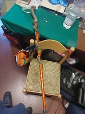 Bastone serpente in legno