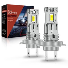 2 Lampadine H7 CANBUS a LED Fari Auto Moto Lampade Luce Bianca 6000LM 6500K 12V